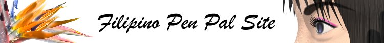 Filipina Pen Pal & Filipino Men